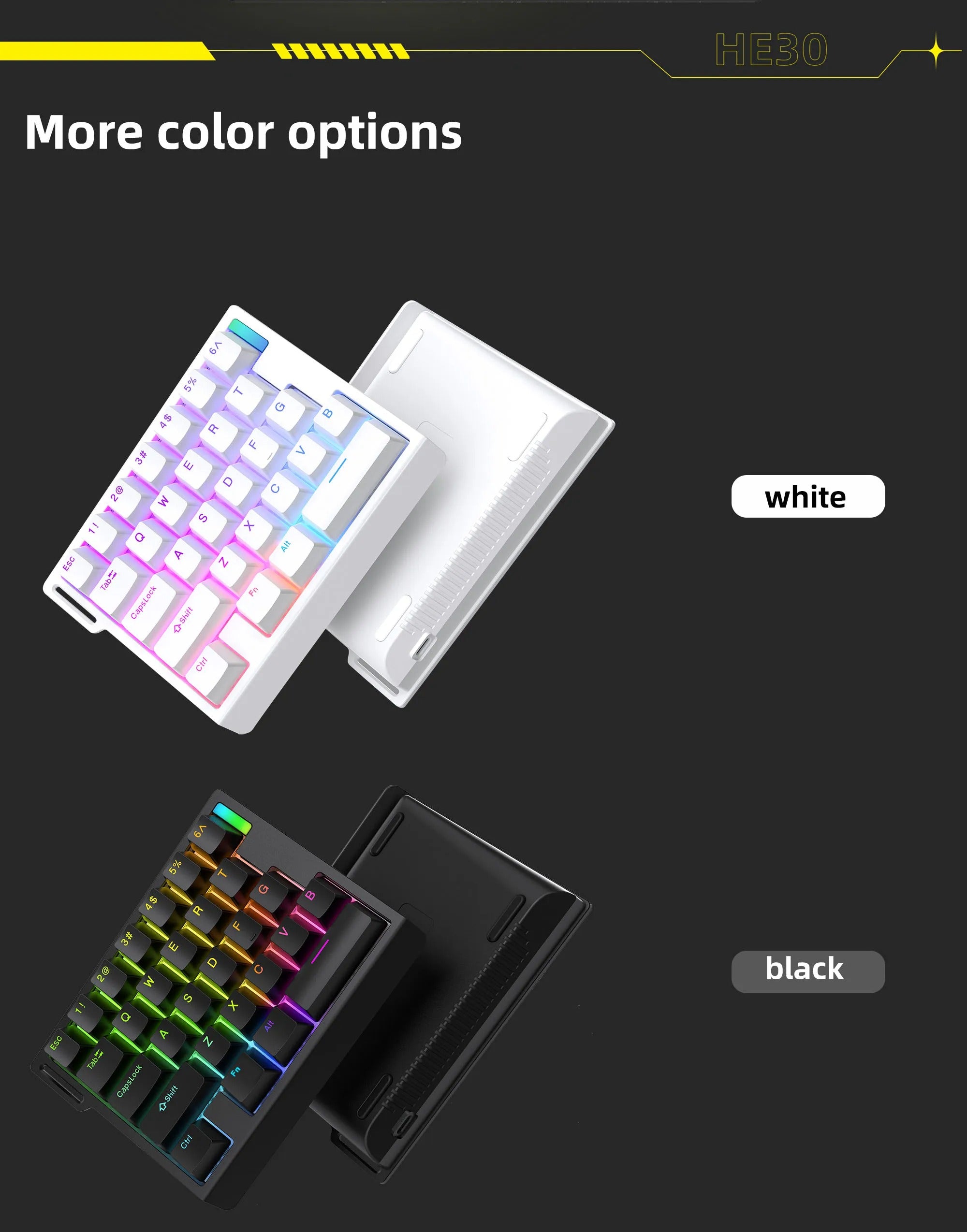 ZUOYA HE30/HE65 Hall Effect Gaming Keyboard