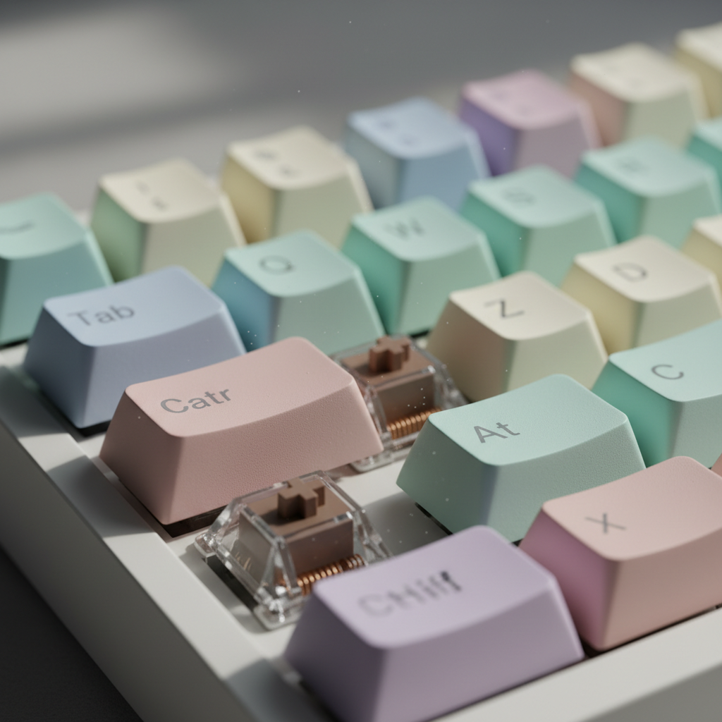 Keycap close-up detail