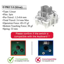 GATERON G Pro V3 3.0 Switches (110 PCS)