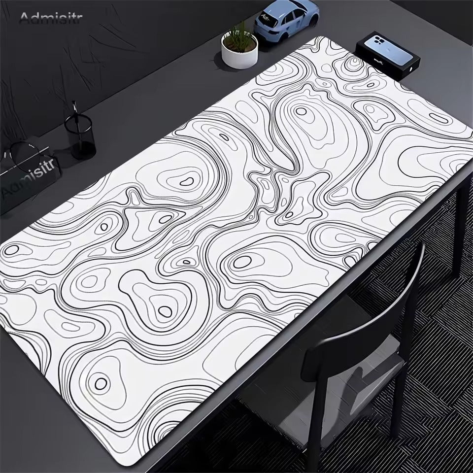 Topographic Contour Desk Mat