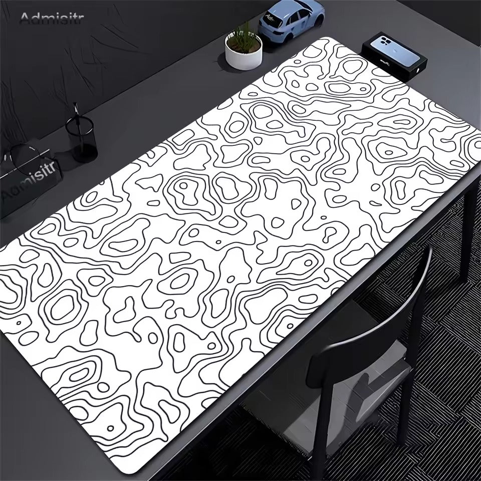 Topographic Contour Desk Mat