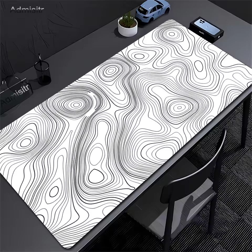 Topographic Contour Desk Mat