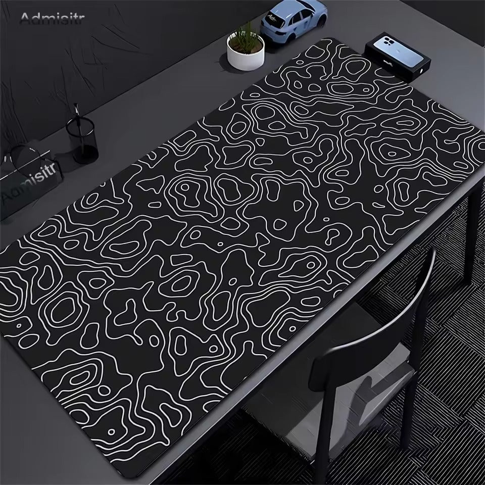 Topographic Contour Desk Mat