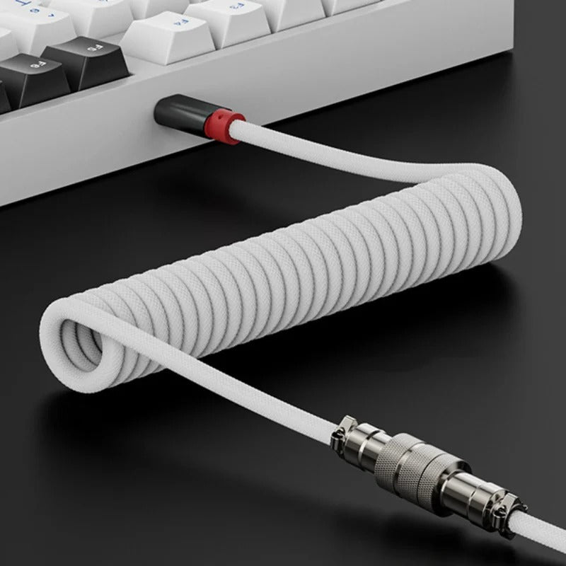 Coiled USB-C Keyboard Cable